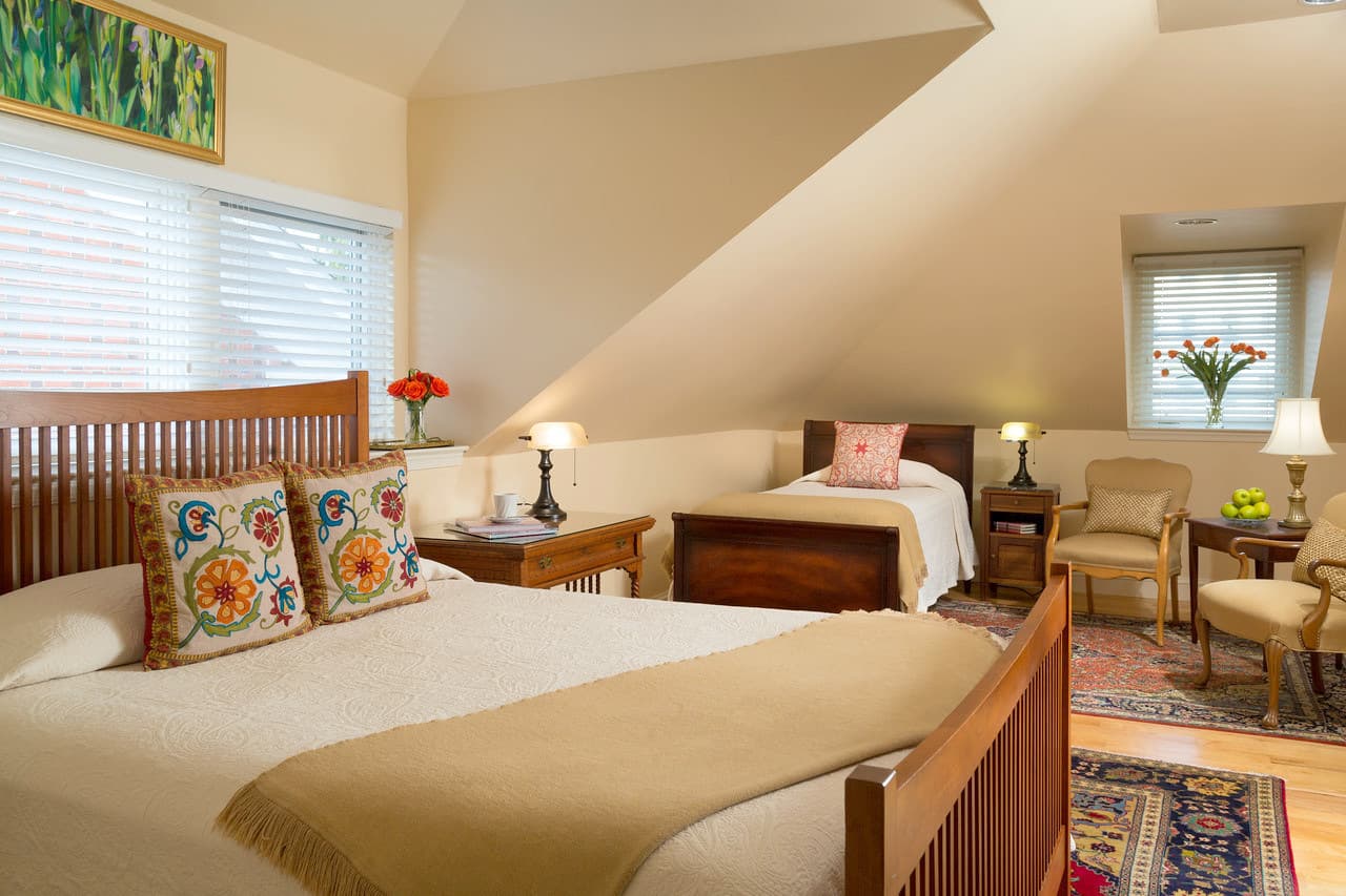 left-side view of the main bedroom