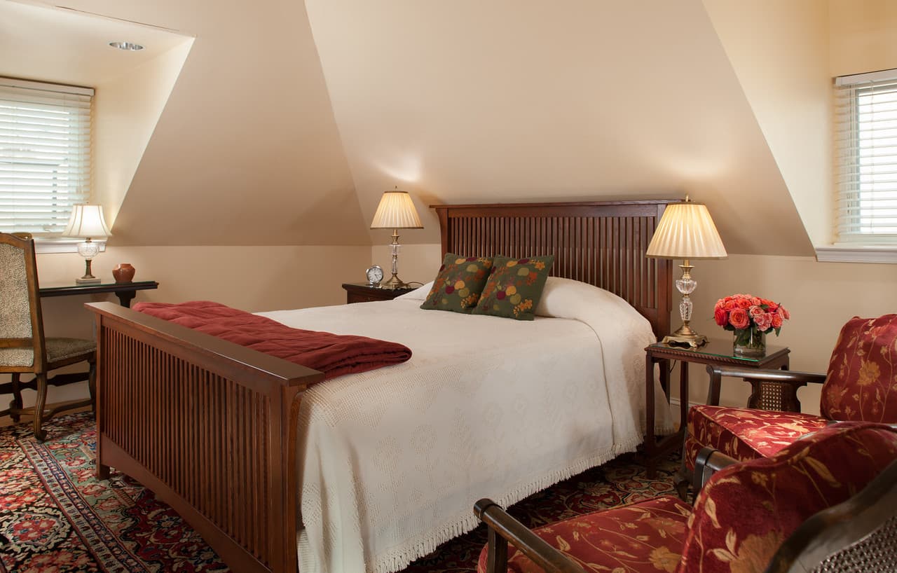right-side view of the main bedroom