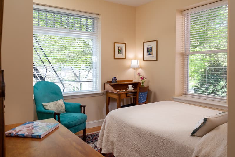 view of the main bedroom