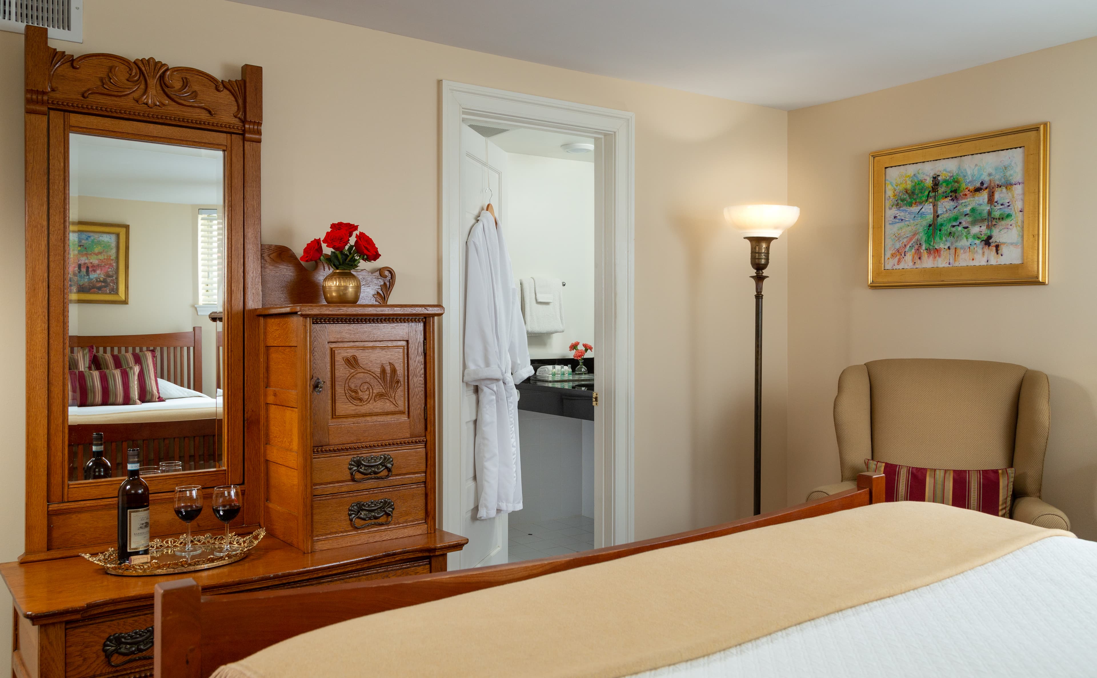 alternate view of the main bedroom