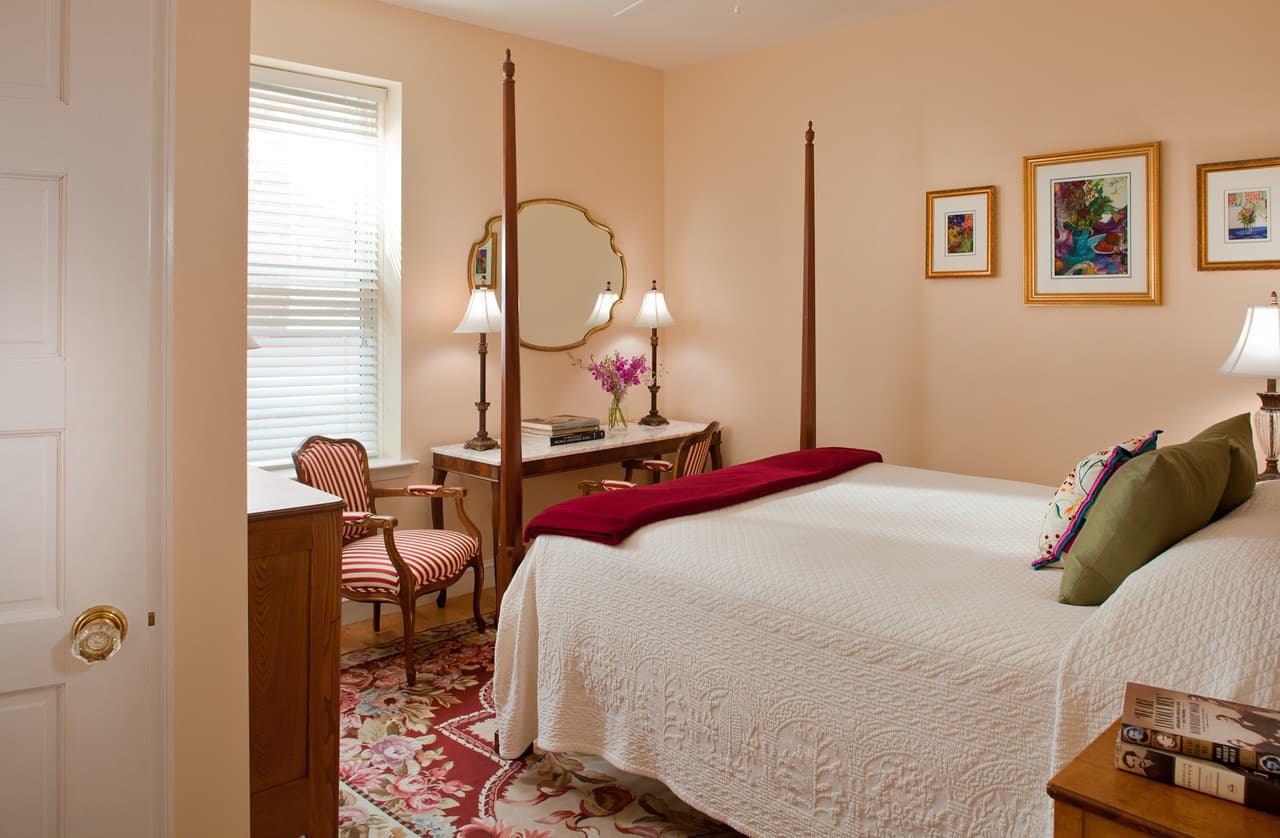 view of the main bedroom
