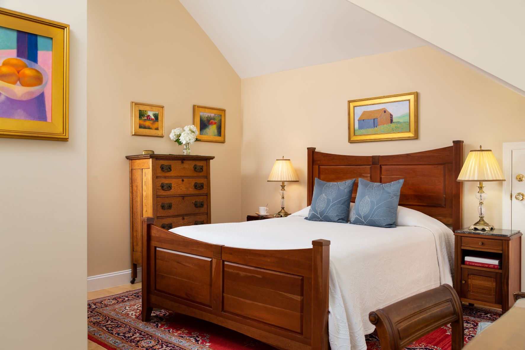 view of the main bedroom